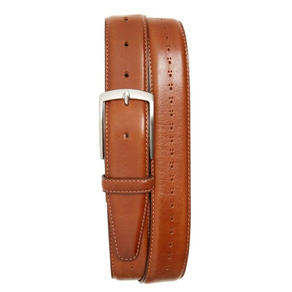 Nordstrom Men's Chadwick Brogue Belt - Picture 1 of 4
